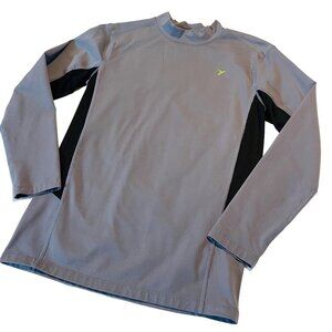 Old Navy Active Boys Long Sleeve Warm Performance Shirt size  XL Gray & Black